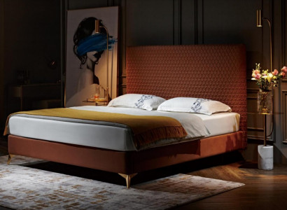 Luxus Bett Polsterbett Leder Schlafzimmer Betten 180x200cm Doppelbett Hotel Ehe